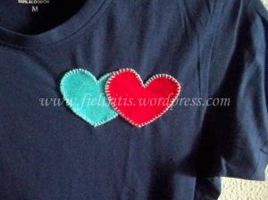 camiseta corazones